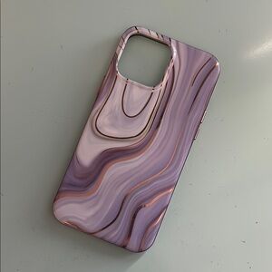 Purple Marble Phone Case
